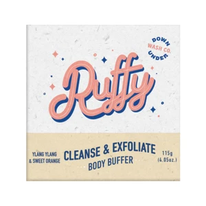 Downunder Wash Co. Ruffy Cleanse & Exfoliate Body Buffer Ylang Ylang & Sweet Ora - Picture 1 of 1