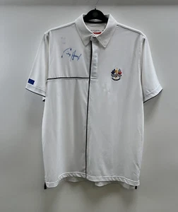 Ryder Cup 2010 European Team Signed Polo Shirt Adults Medium Glenmuir C630 - Picture 1 of 6