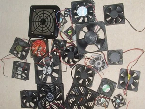 computer cooling fans - case fans and CPU fans, all from working systems - Picture 1 of 4