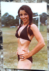 Bodybuilder Femme Vintage Photo NANCY ROUSSEAU Muscle Haltérophilie Sexy 3,5X5