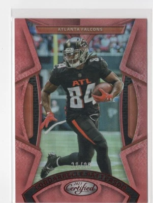 2023 Certified Cordarrelle Patterson #31 Mirror Red /99 Atlanta Falcons - Image 1 of 2