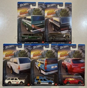 NEW 2024 HOTWHEELS GDG44 HOT WAGONS  FULL SET OF 5 - Picture 1 of 2