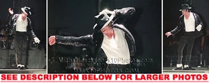 FOTOS DE MICHAEL JACKSON THE BILLIE JEAN SHOW 3xRARAS 8x10 - Imagen 1 de 1