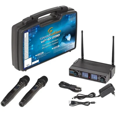 SOUNDSATION WF-D290HH MKII doppio radiomicrofono palmare professionale NUOVO - Immagine 1 di 4