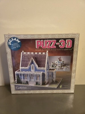 Puzzle 3D Catherine Victoriano Casa Construcción Milton Bradley 266 Piezas Foto 1 de 4