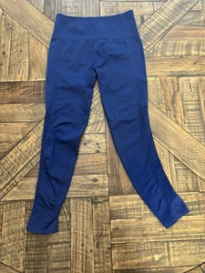 Fabletics Powerhold Navy Blue Mesh Cropped Leggings Size Small 006 - Bild 1 von 11