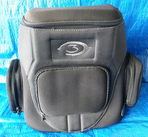Zaino a tracolla Halo 3 Promo Xbox 360 Bungie nero console viaggio con etichetta - Foto 1 di 13
