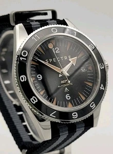 Reloj James Bond 007 SPECTRE Negro Personalizado Seiko TMI NH35 Movimiento Automático 10atm Edición Limitada - Imagen 1 de 18