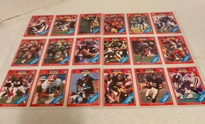Juego de 18 tarjetas de fútbol americano profesional 1989 Brian Washington, Jim Thornton - Imagen 1 de 2
