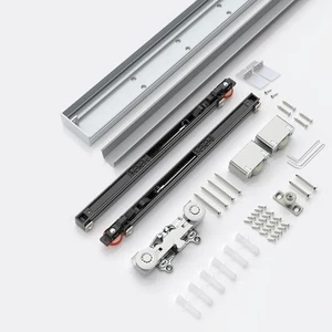 Nuk3y Concealed Sliding Door Hardware with Soft Close - Picture 1 of 12