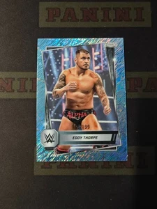 2025 Topps Chrome WWE Aqua Shimmer Refractor Eddy Thorpe /199 - Picture 1 of 1