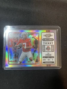 Biglietto Contenders College 2023 Optic Silver - CJ Stroud Rookie - Texans (RC) SP - Foto 1 di 2