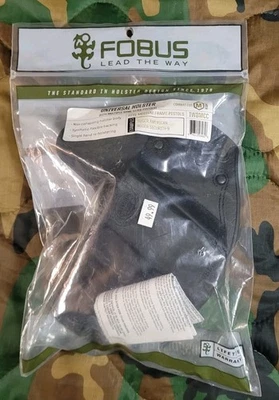 Funda Universal Fobus Mano Derecha Iwb Negra Con Clips Pistola Americana Ruger Foto 1 de 4