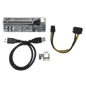 Riser Adapter Karte 6P Interface Feste Schnalle Power Schutz Feine Verarbei CHP - Afbeelding 1 van 23