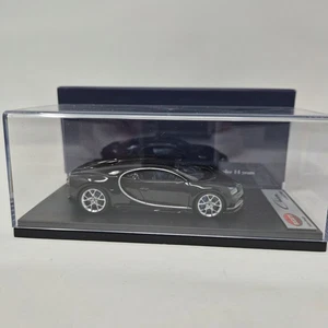 LOOKSMART LS459C 1:43 BUGATTI Chiron Black Uni - Picture 1 of 7