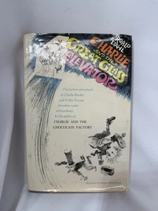Charlie & the Great Glass Elevator Roald Dahl  1972 Hardcover Book 10th Printing - Picture 1 of 6
