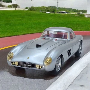 CMF 1/18 #18185 Ferrari 375 MM Scaglietti Coupe 1954 - Silber Limited Edition - Bild 1 von 6