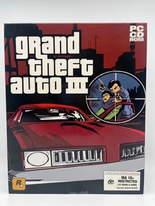 Grand Theft Auto 3 - GTA3- PC Big Box Rare - Brand New Sealed - Picture 1 of 13