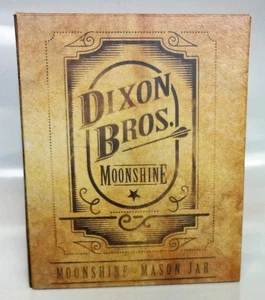 Dixon Brothers Moonshine Mason Jar Daryl & Merle Walking Dead Supply Drop NEW - Picture 1 of 7