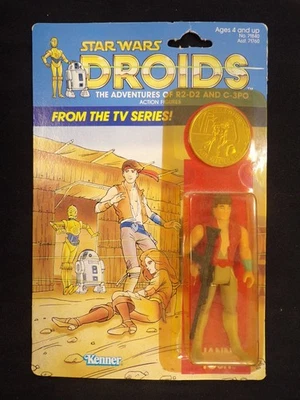 FIGURA KENNER DE COLECCIÓN 1985 DROIDES DE LA GUERRA DE LA GUERRA DE JANN TOSH SERIE DE TELEVISIÓN SIN CAJA Foto 1 de 4