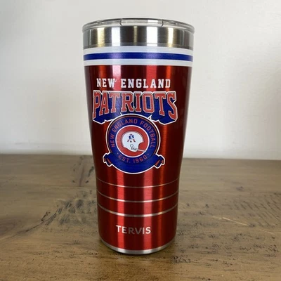 Tervis New England Patriots Vintage Throwback Logo Stainless Steel Tumbler 20 oz - Image 1 of 4