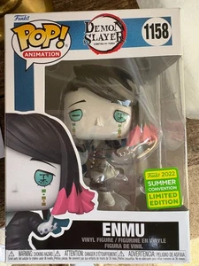 NEW Funko Pop Enmu #1158 - Demon Slayer - Official 2022 SDCC Summer Con Ltd Ed - Picture 1 of 3