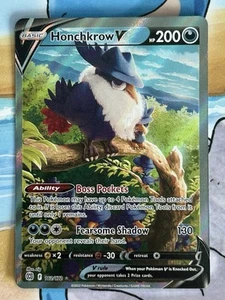 Honchkrow V Alternate Art 162/172 - 2022 Pokémon Brilliant Stars - Picture 1 of 2