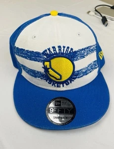 NBA Golden State Warriors New Era Team Split 9FIFTY Snap Back Hat Blue Yellow - Bild 1 von 10