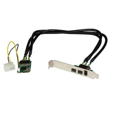 StarTech.com 3 Port 2b 1a 1394 Mini PCI Express FireWire Card Adapter - FireWire - Immagine 1 di 4