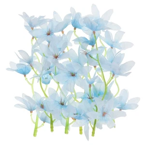 24 Stück 7 Zoll Künstliche Orchidee Blume Schwimmkerzen Simulation Blau - Bild 1 von 5