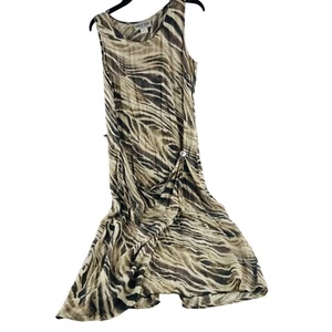 David Dart Collection Long Dress Women's size Large Linen Sleeveless - Picture 1 of 5