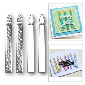 Candle Shape Metal Cutting Dies Steel Stencils Dies for Paper Card Making Craft - Picture 1 of 2