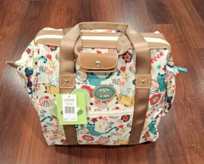 Bolsa de equipaje de mano Lily Bloom Cat Furry Friend 15" con ruedas precio de venta sugerido por el fabricante $200 Foto 1 de 4