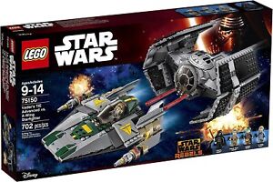 NEW LEGO 75150 STAR WARS VADER'S TIE ADVANCED VS A-WING FIGHTER RETIRED SET