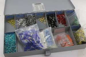 FERRULES SOLO Assortito in Scatola portaoggetti metallo a contatto Phoneix 6 - USATO - Foto 1 di 6