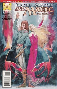 Acclaim1995 MtG Magic The Gathering ICE AGE  #1 Comic book WITH Card Bone Shaman - Picture 1 of 3