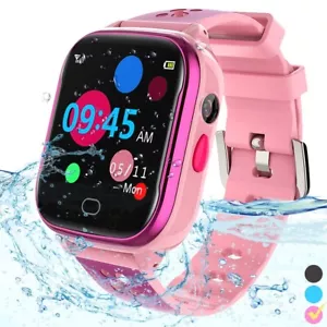 Kinder Smartwatch mit Telefonfunktion Armbanduhr Smart Watch SOS Sim Karte - Bild 1 von 7