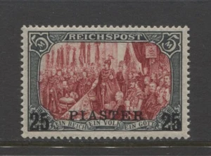 Germany 1900 offices in Turkey  25 Piaster issue with op mint** , $ 2,880.00 - Picture 1 of 2