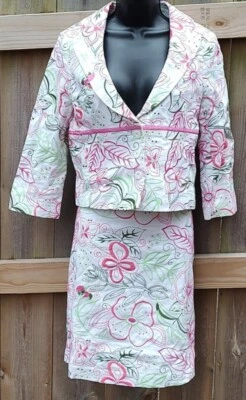 Tibi цветочный пастель юбка костюм размер S и 6 - Изображение 1 из 4