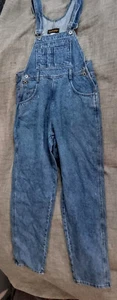 Nuevo Mono con tirantes DE COLECCIÓN TEAM TACTICS para mujer PEQUEÑO EE. UU. Algodón Denim TIENE DEFECTOS - Imagen 1 de 9