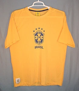 Brazil National Team Soccer Jersey Style Soccer Shirt Size Men's Large - Picture 1 of 6