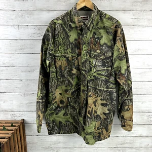 Gamehide Shooting Shirt Mens XL Green Camo Long Sleeve Button Up Hunting - Picture 1 of 11