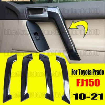 4 molduras interiores de manija de puerta para Toyota Land Cruiser Prado FJ150 150 2010-2021 Foto 1 de 4