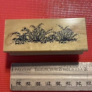 F7 Art Impressions Rubber Stamps, Landscape Flowers & Tulip Plants - Picture 1 of 2