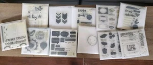 CLOSE TO MY HEART LOT OF 11 MY ACRYLIX STEMPELSETS New Stamp Of The Month Stamps - Bild 1 von 4