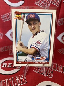 1991 Topps Traded Craig Wilson #128T Rookie RC