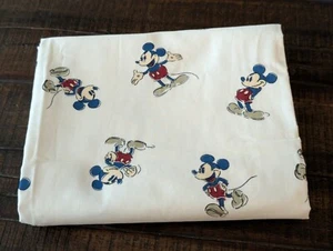 Mickey Mouse Single Window Curtain Panel 66x38 White Disney Kid's Room Nursery - Picture 1 of 7