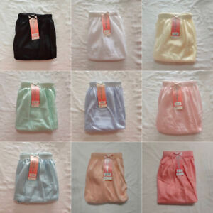 Size LLLL vintage style women underwear nylon panties soft briefs pastel thai