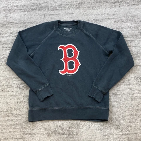 Boston Red Sox Sweater Adult Small Blue White Red Outdoor MLB Baseball Mens Cover