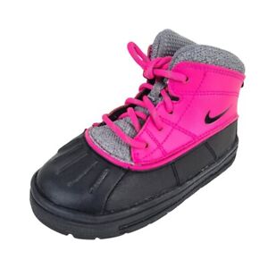 Nike ACG Woodside 2 High Toddler Baby Boots Waterproof Black 524878 600 Size 7.5
